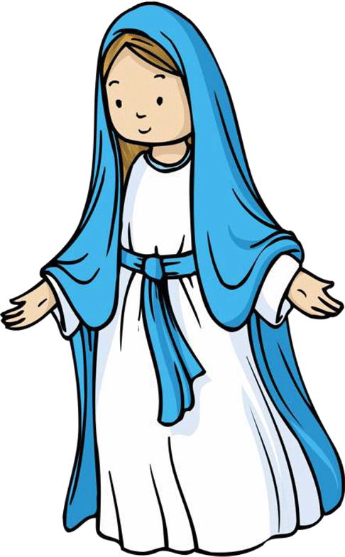 virgin mary clipart