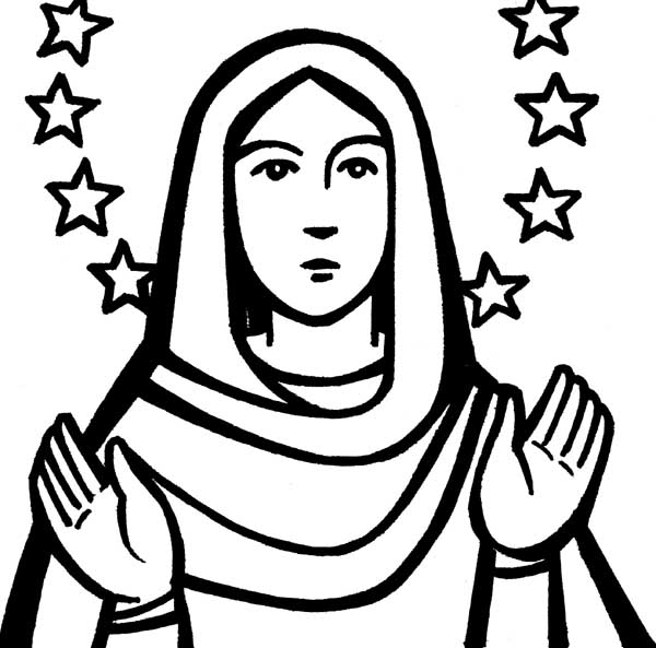 Mary clip art free clipart images jpg