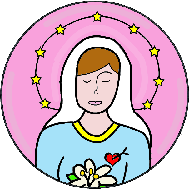 Mary symbols cliparts png