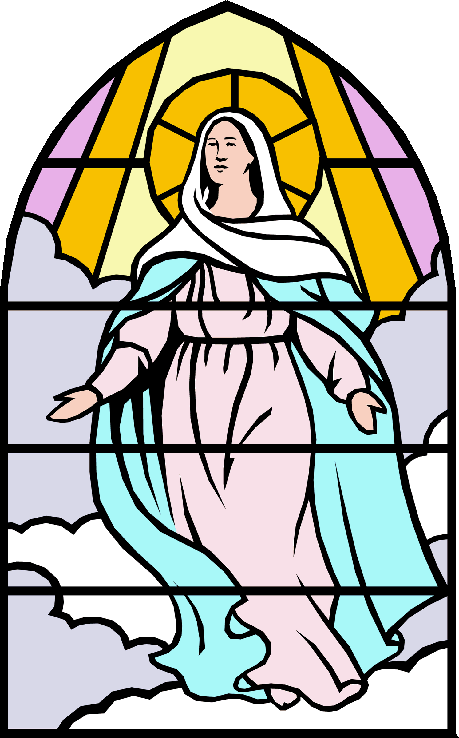Clip art of mary catholic clipart jpg