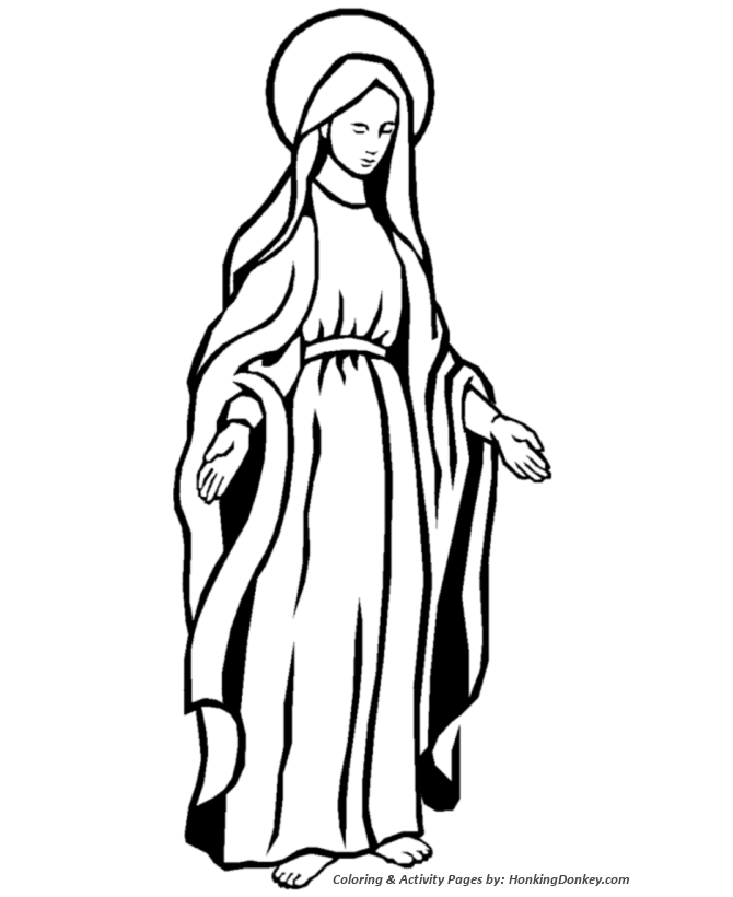 mary Blessed mother clipart free collection gif