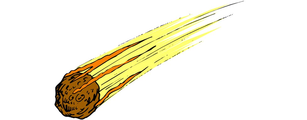 Meteor clipart pencil and in color meteor jpg