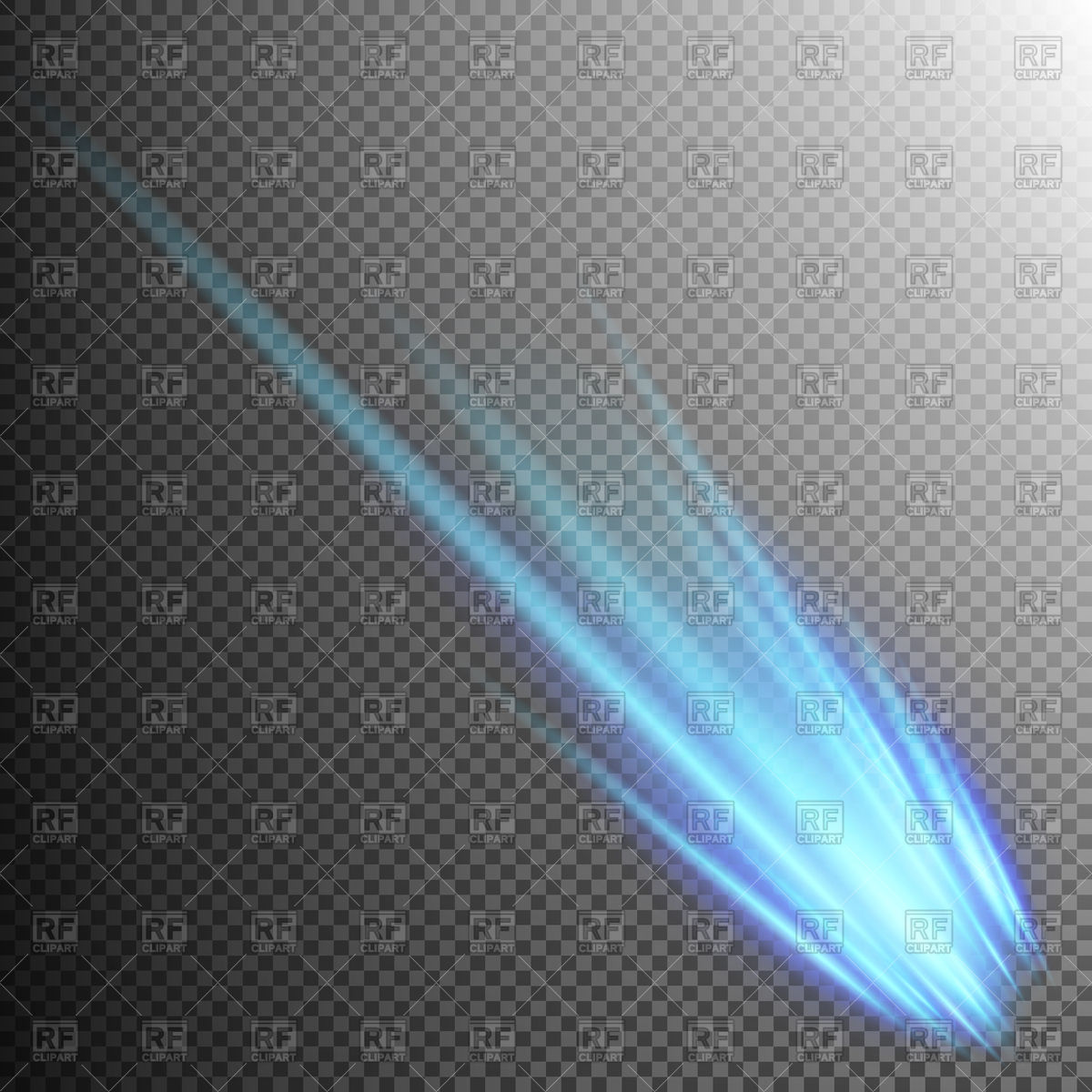Blue meteor free vector clip art image rfclipart jpg