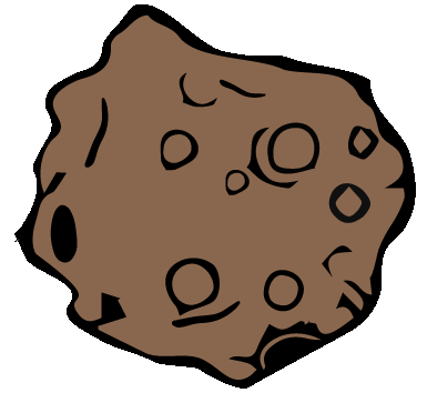 asteroid clipart