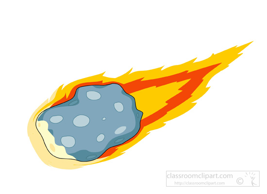 meteor Asteroid clipartet jpg