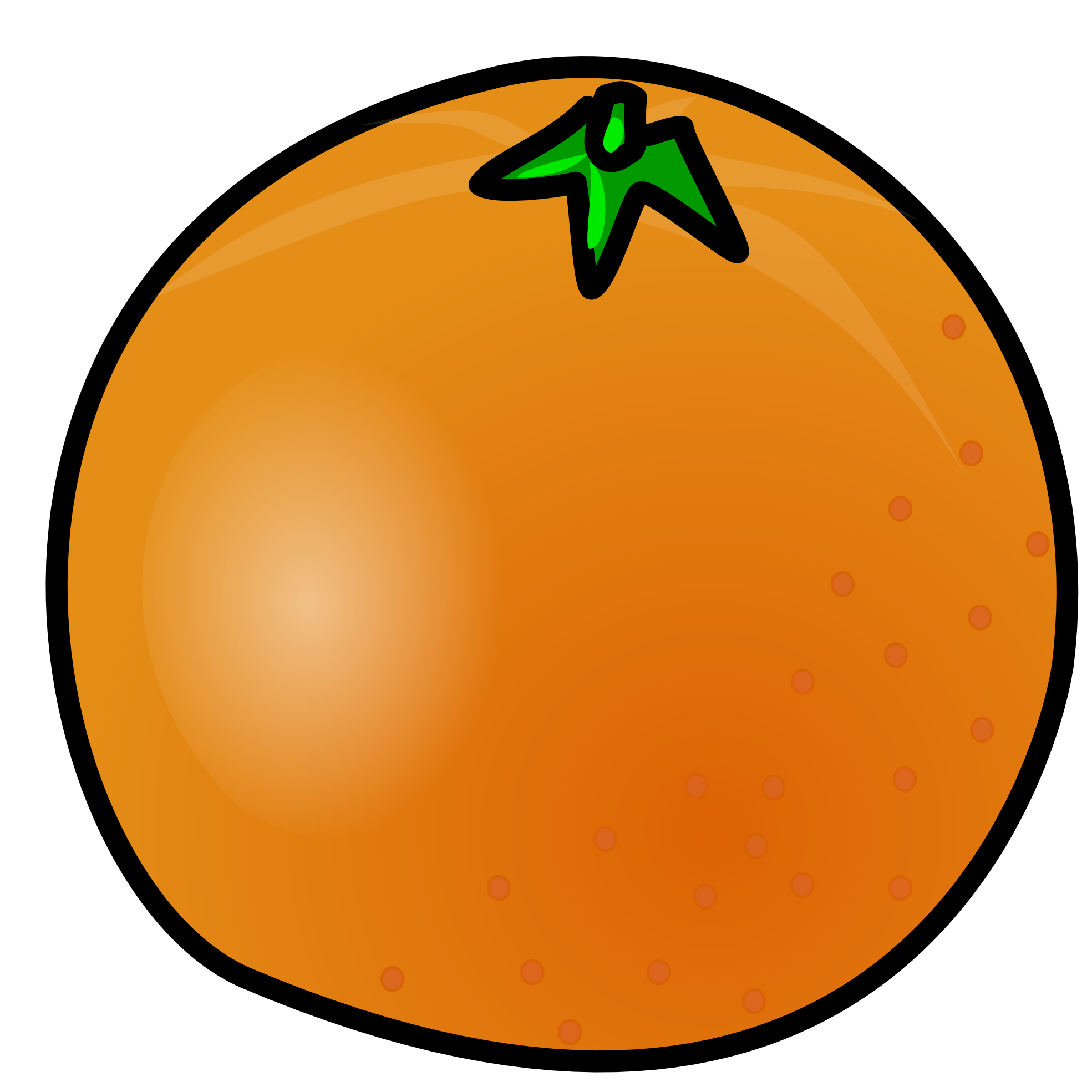 Orange clip art png 2