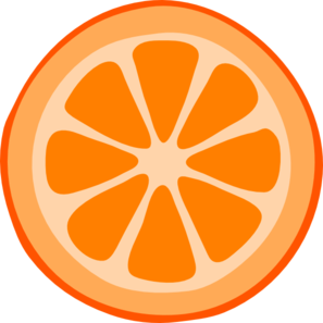 Orange slice clip art at vector clip art png