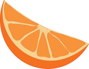 Clipart an orange wedge jpg