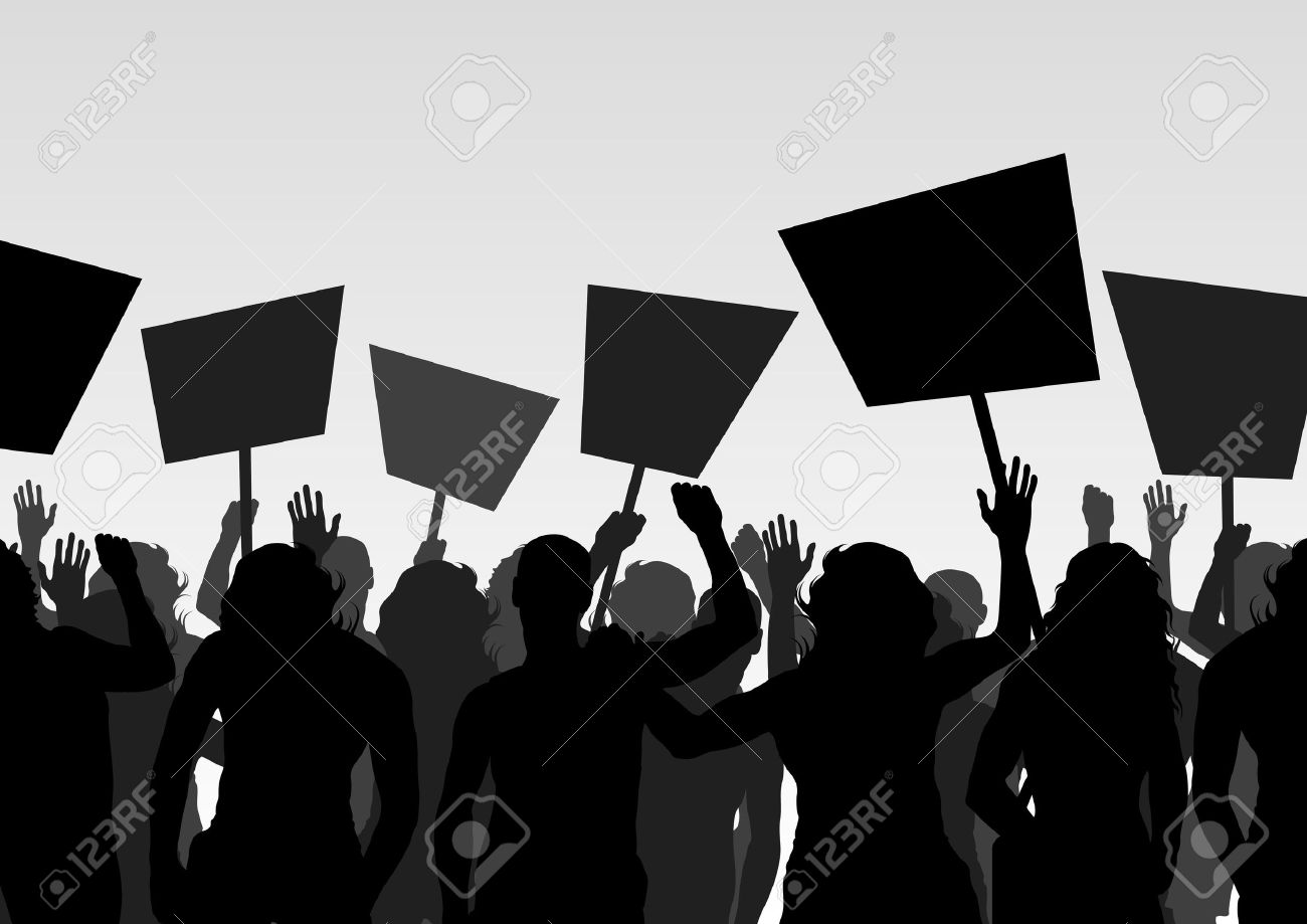 Rally protest clipart collection jpg