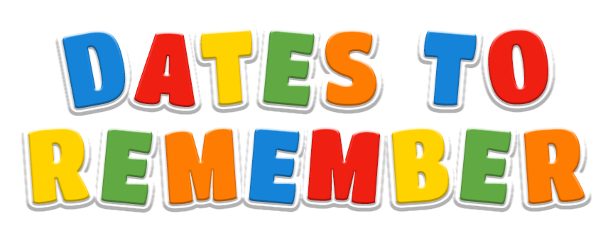 Dates to remember clipart clipartxtras png