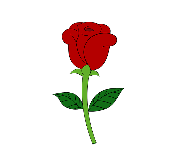 Free Rose Cartoon Pictures Clipartix