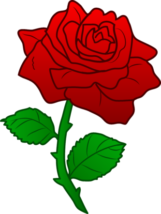 Free Rose Cartoon Pictures Clipartix