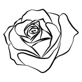 Rose outline free download clip art on clipart jpg – Clipartix