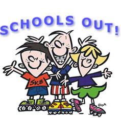 schools out Welcome back to school'out gif