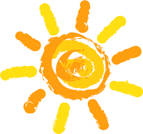 Sun clipart vector pencil and in color sun jpg