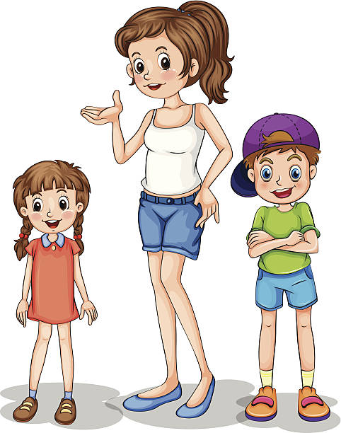Tall and short person clipart  jpg