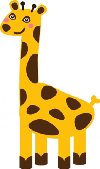 tall Giraffe clipart clipartpen jpg
