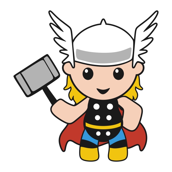 Baby clipart thor pencil and in color baby jpg