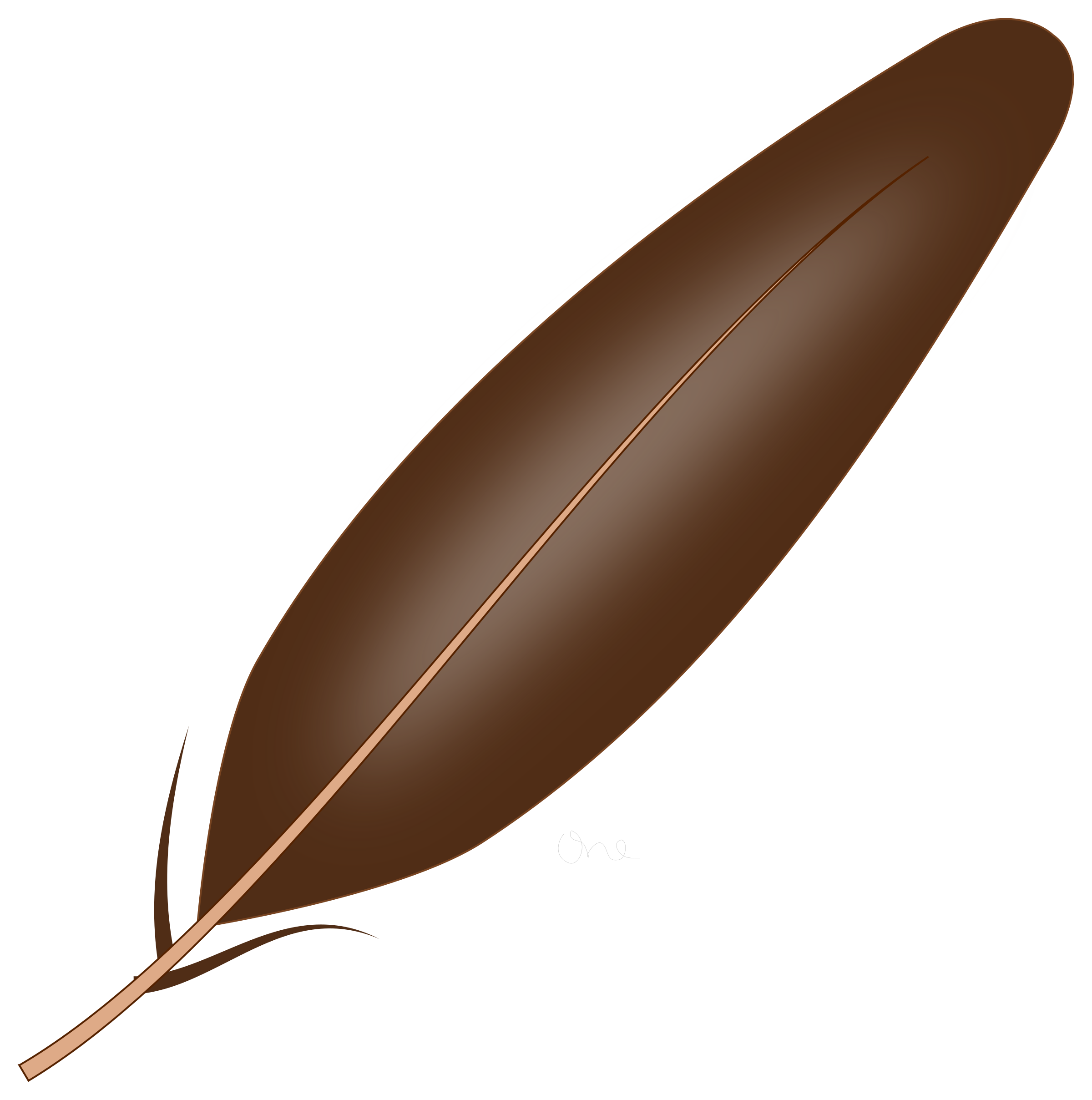 Turkey feather clip art 9 png