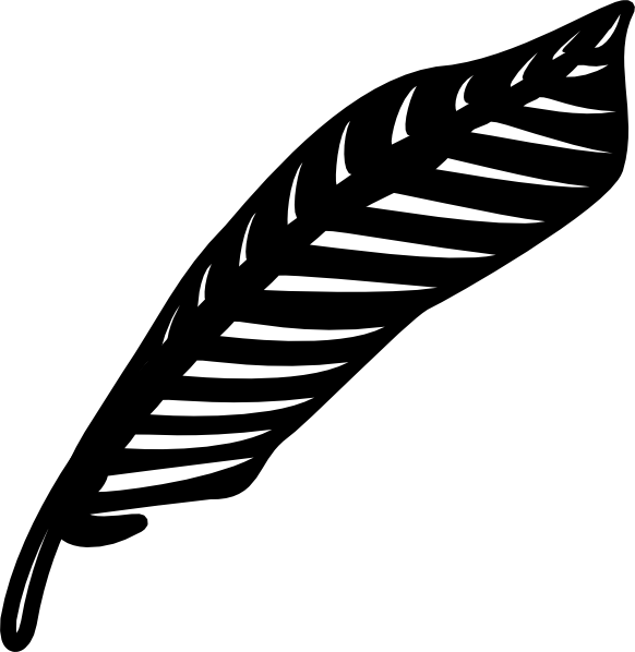 Turkey feather clipart black and white free 4 png