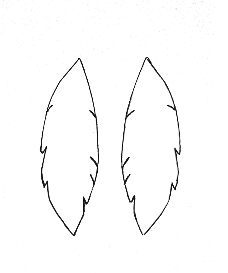 Turkey Feather Templates Clipart Feather Pencil And In Color Png Clipartix