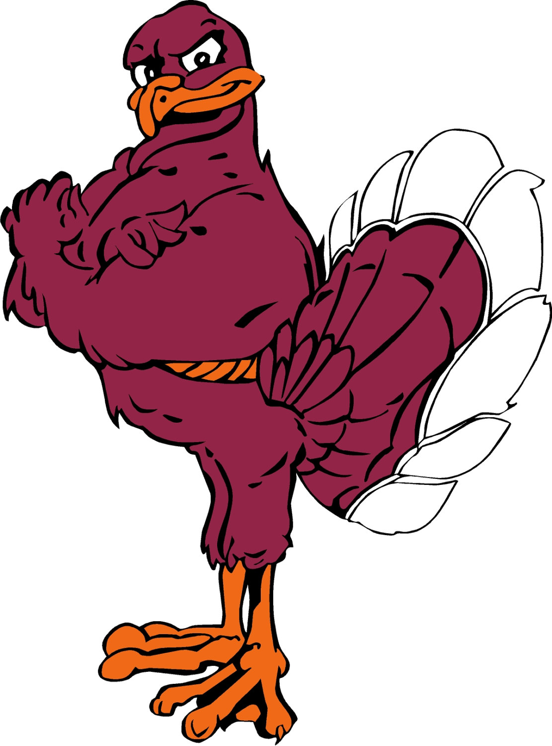 Virginia Tech Football Clipart Clipground Jpg Clipartix