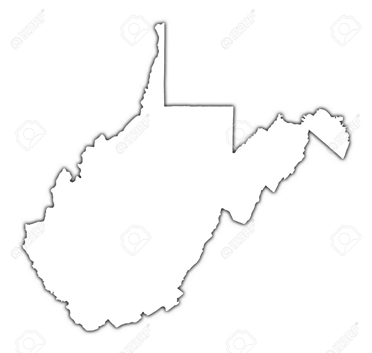 West virginia outline clipart collection jpg