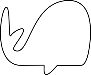 whale outline Skinny outline whale clip art at vector clip art png