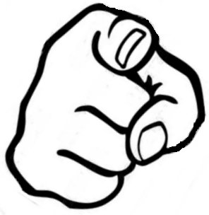 Finger pointing at you clipart jpg