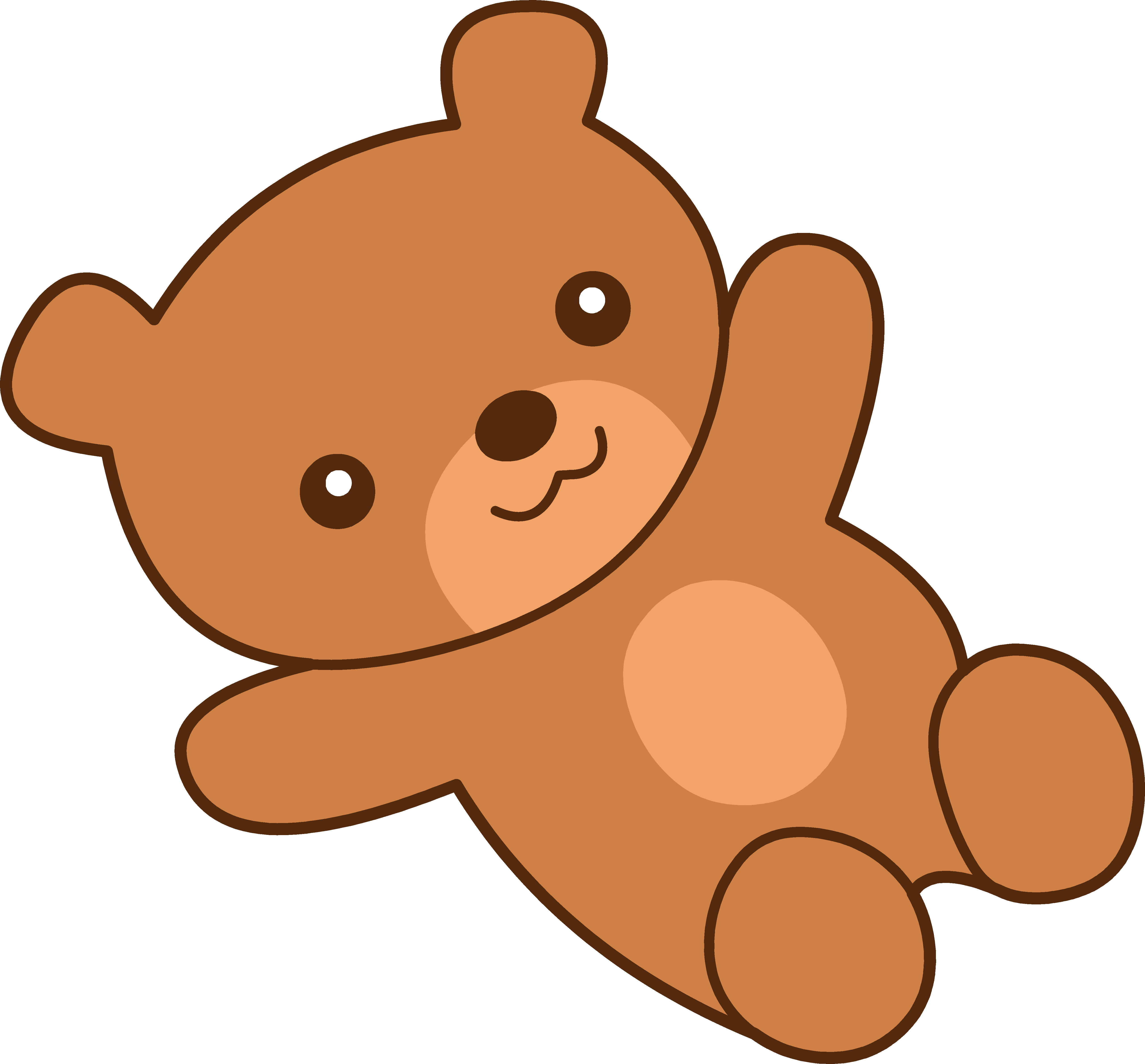 Cute brown teddy bear clipart free clip art png