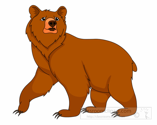 Animal clipart bear brown grizzly bear clipart 1 jpg