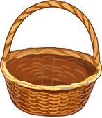 Bucket clipart brown basket cute borders vectors animated black jpg