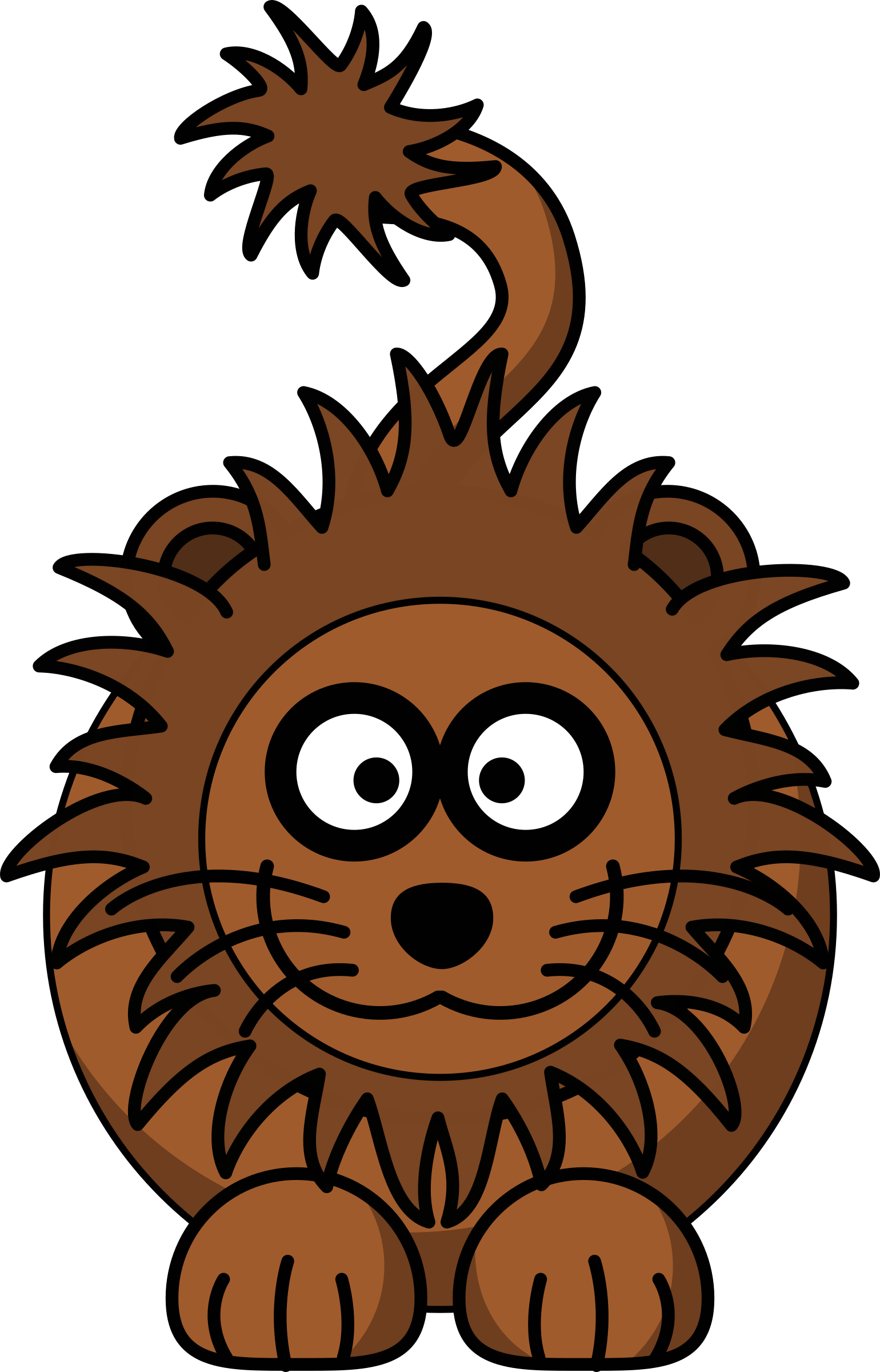 Cartoon lion brown encode clipart to base png