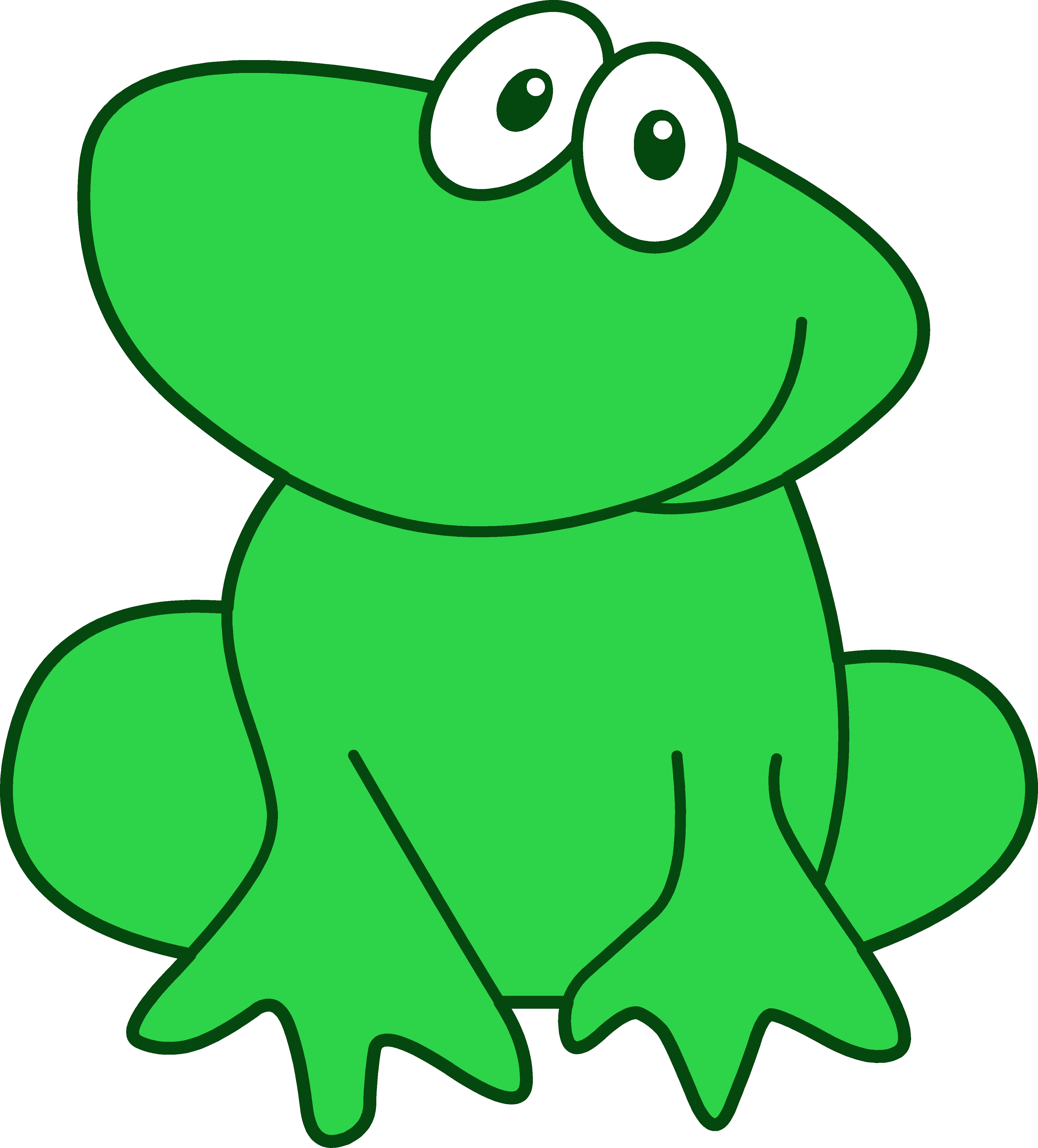 Frog clipart 3 green 6 png