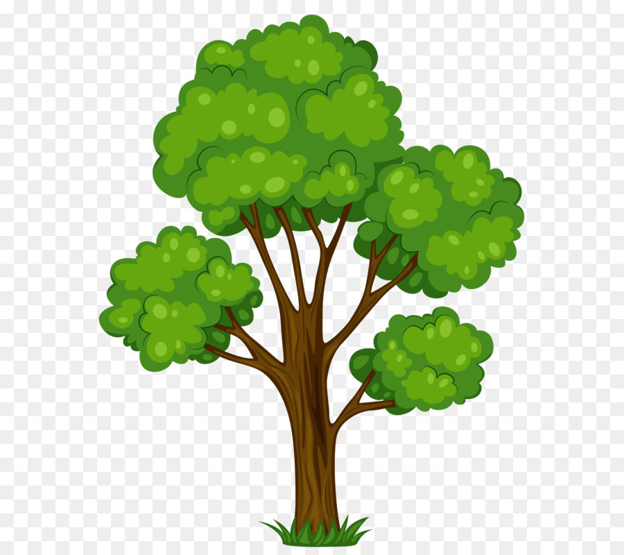 Tree shrub cartoon clip art painted green clipart picture jpg