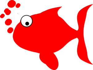 Red fish clip art at vector clip art png