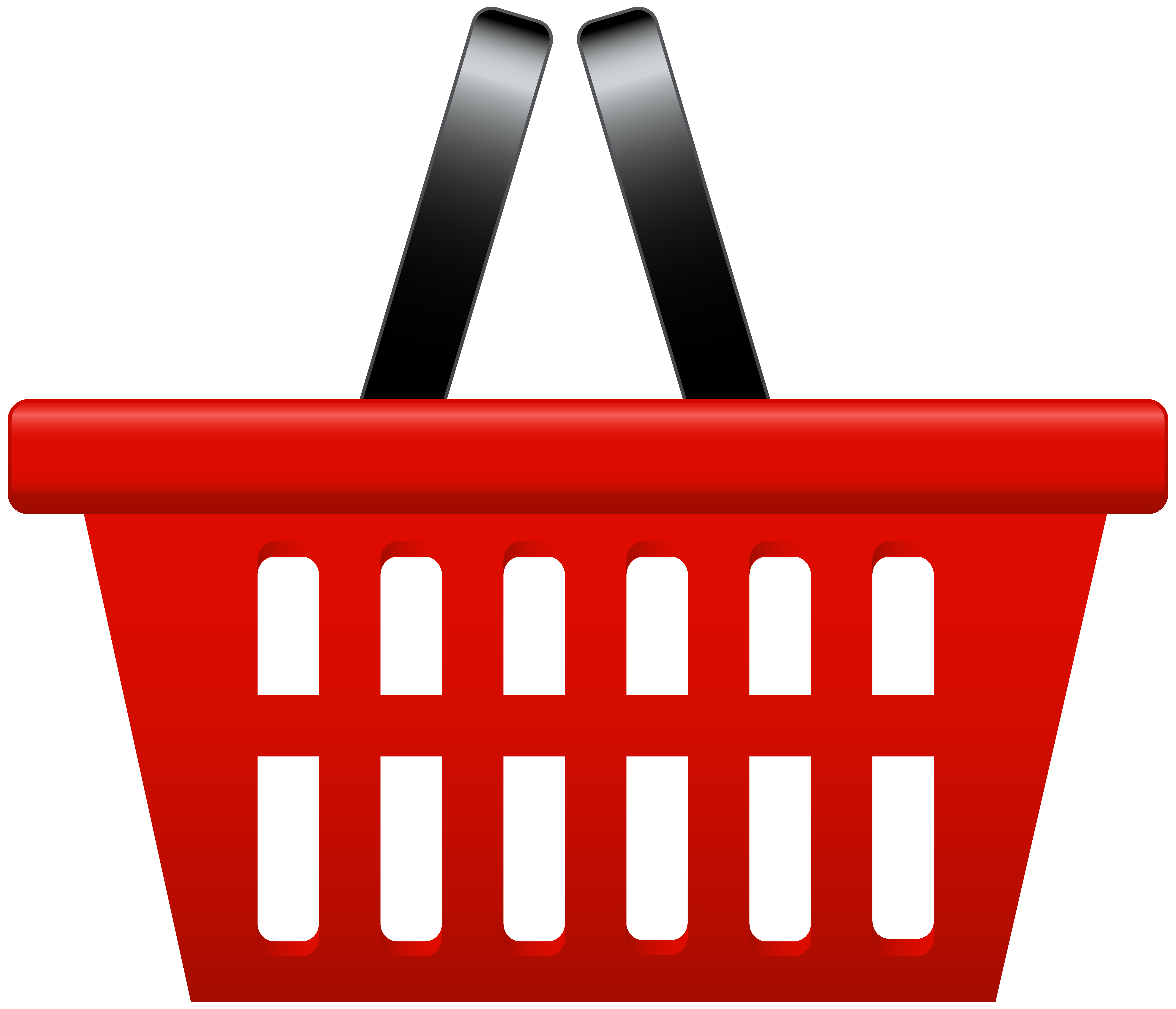 Red shopping basket clip art gallery yopriceville high png