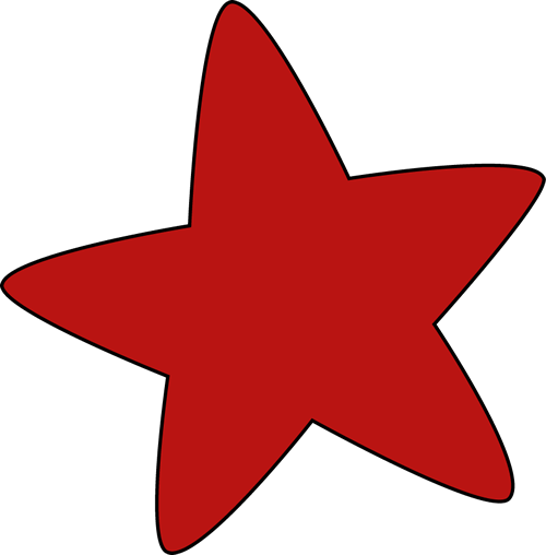 Red star clip art free clipart images png 3
