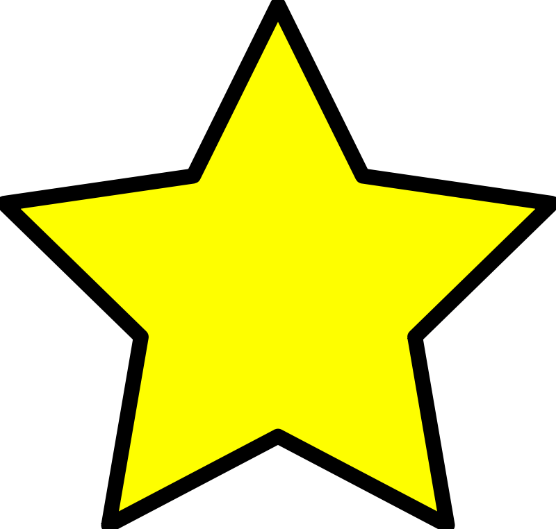 Free clipart yellow star lpenz png