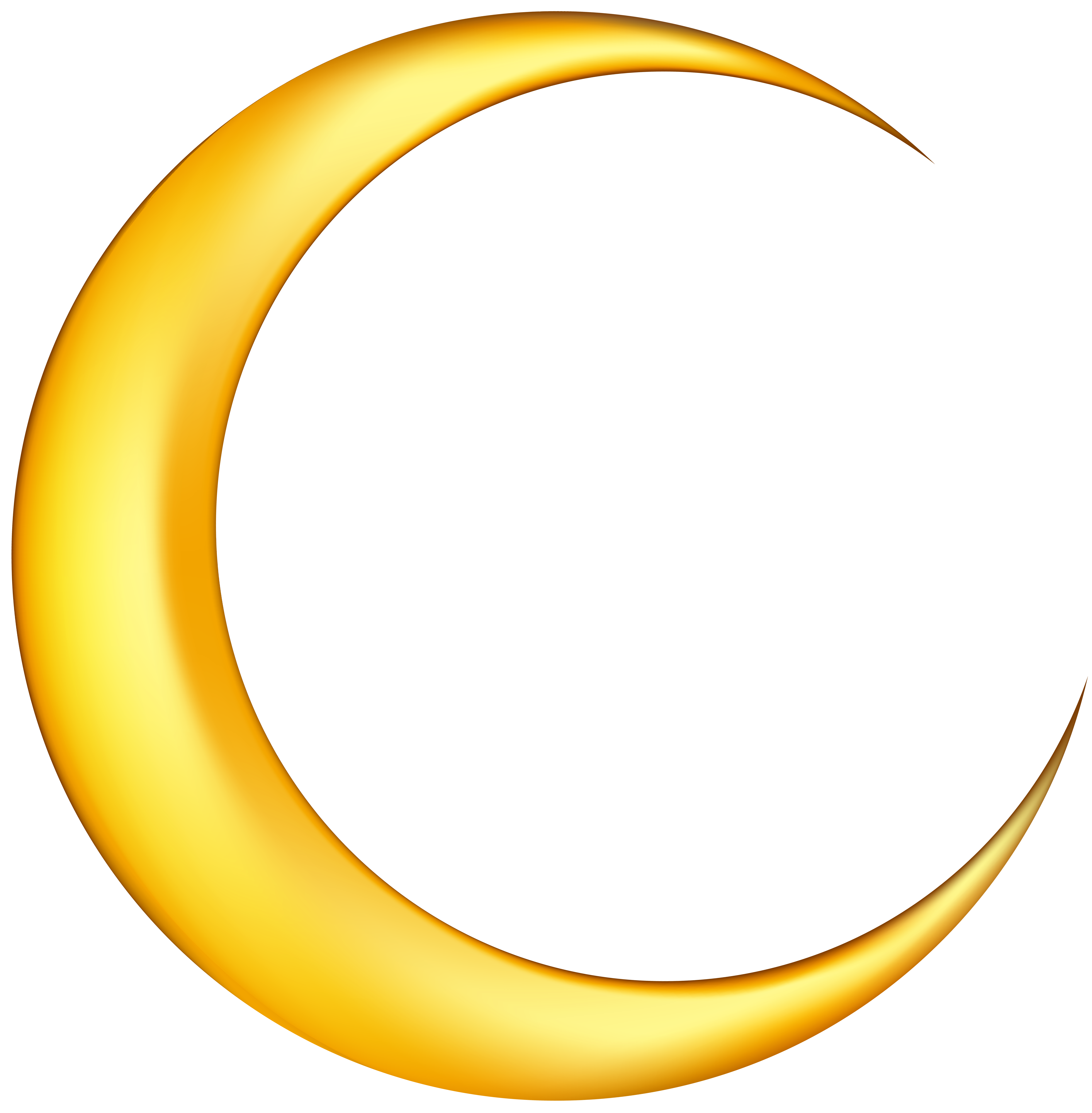 Yellow new moon clip art image gallery yopriceville high png