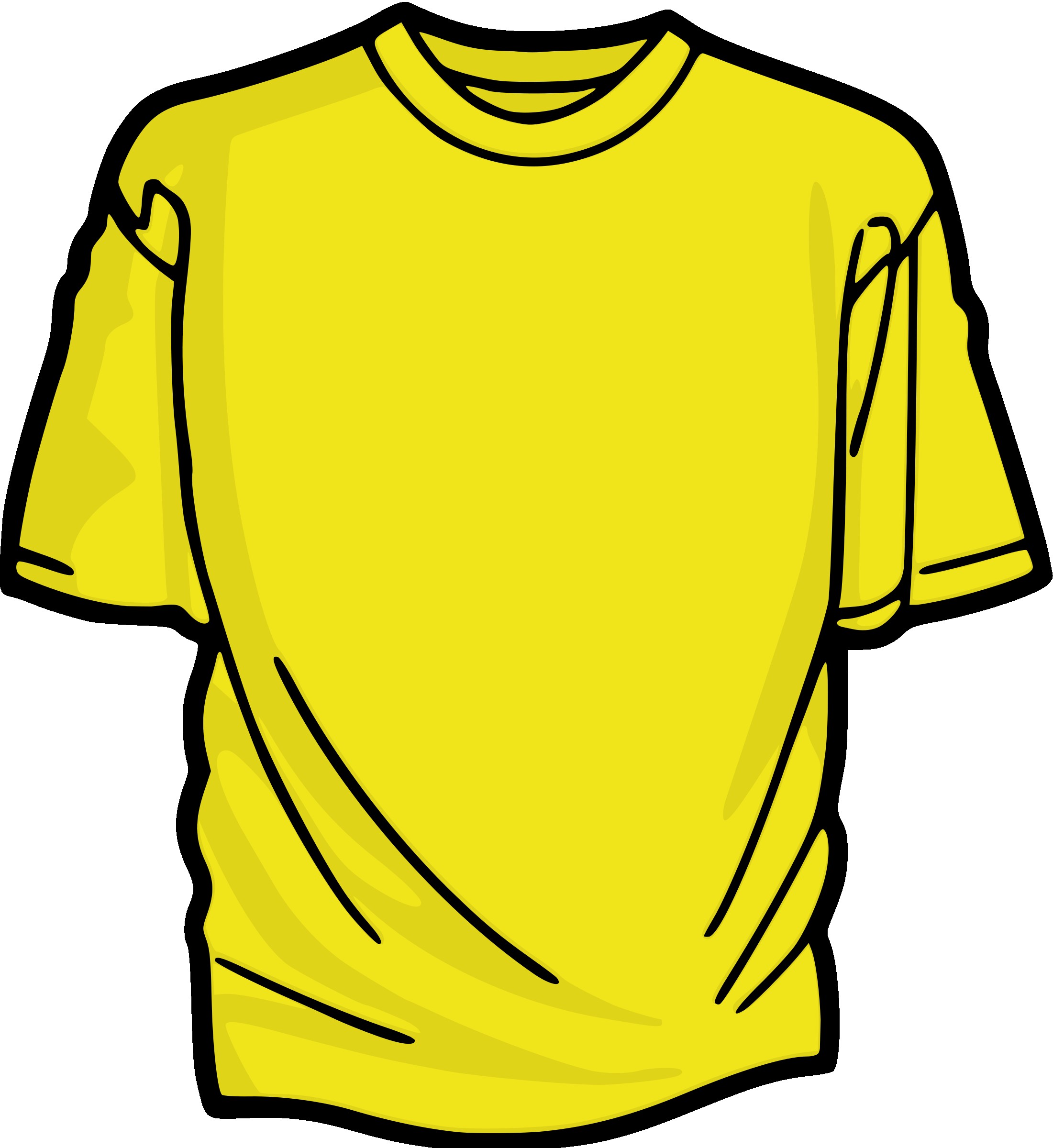 Shirt clipart yellow png