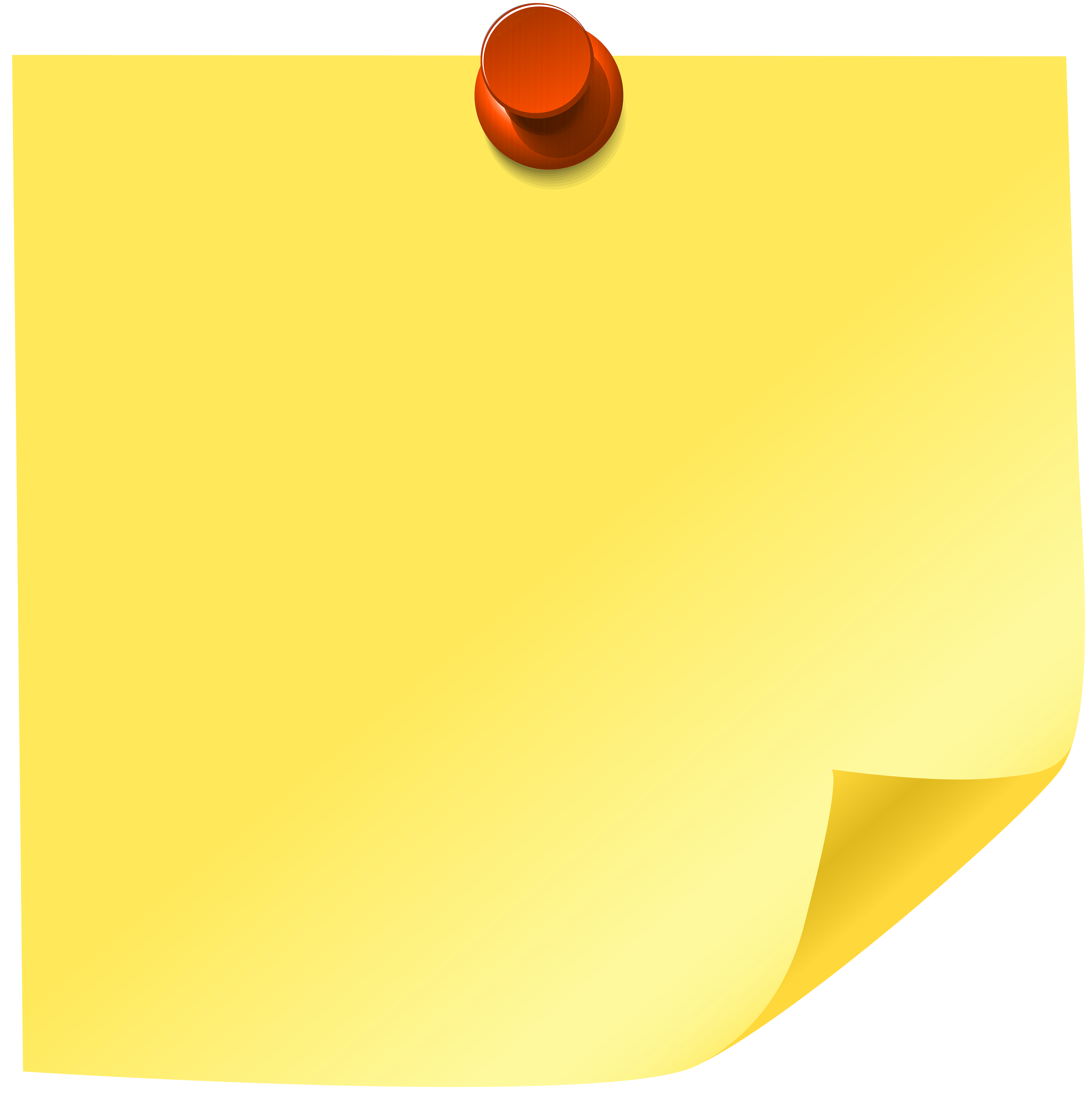 Yellow Sticky Note Clip Art Web Clipart Png Clipartix