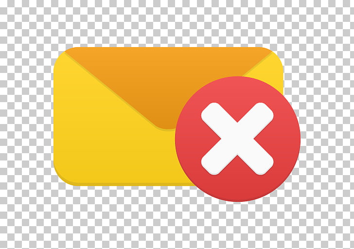 Symbol yellow orange email delete clipart free cliparts uihere jpg