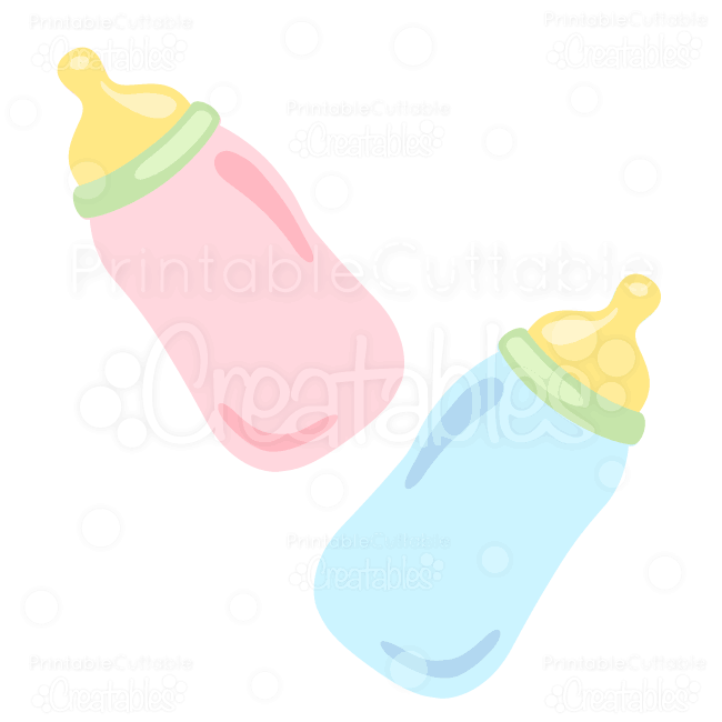 Sweet baby bottles svg cuts  png