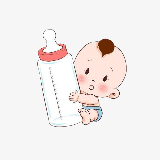 baby bottle Hold the bottle to baby milk clipart jpg