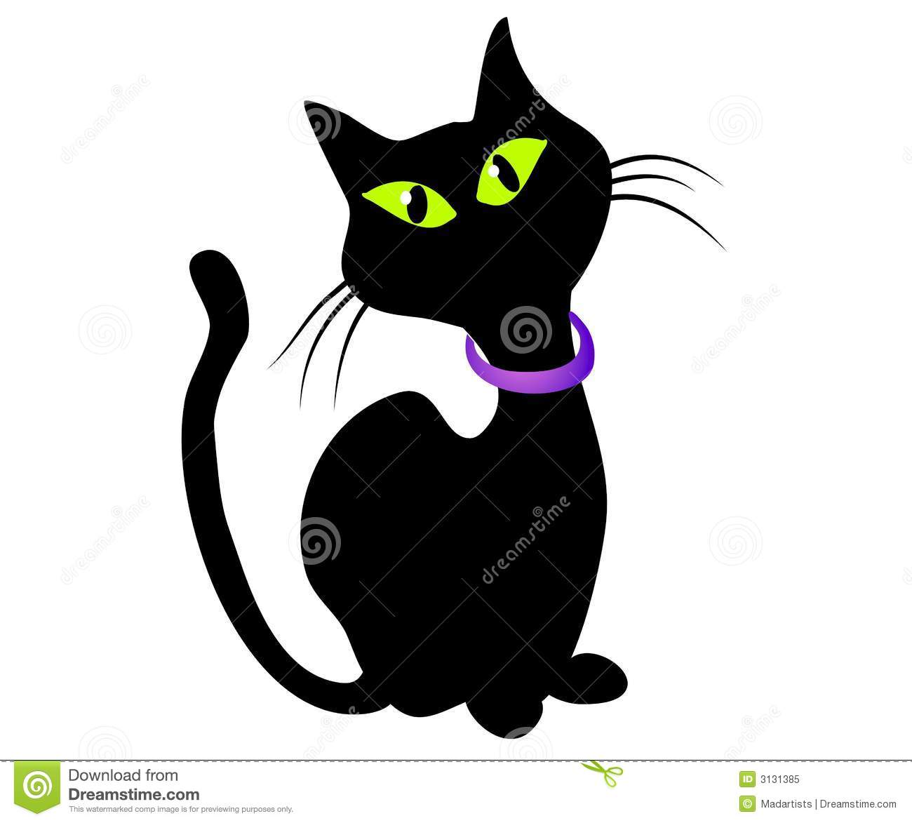 Isolated black cat clip art free clipart images jpg