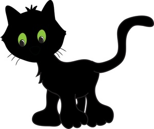 Animated black cat clipart jpg