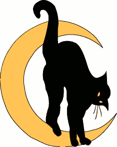 Free black cat clipart images png