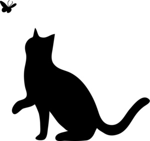 black cat Cat clip art black and white free clipart images jpeg