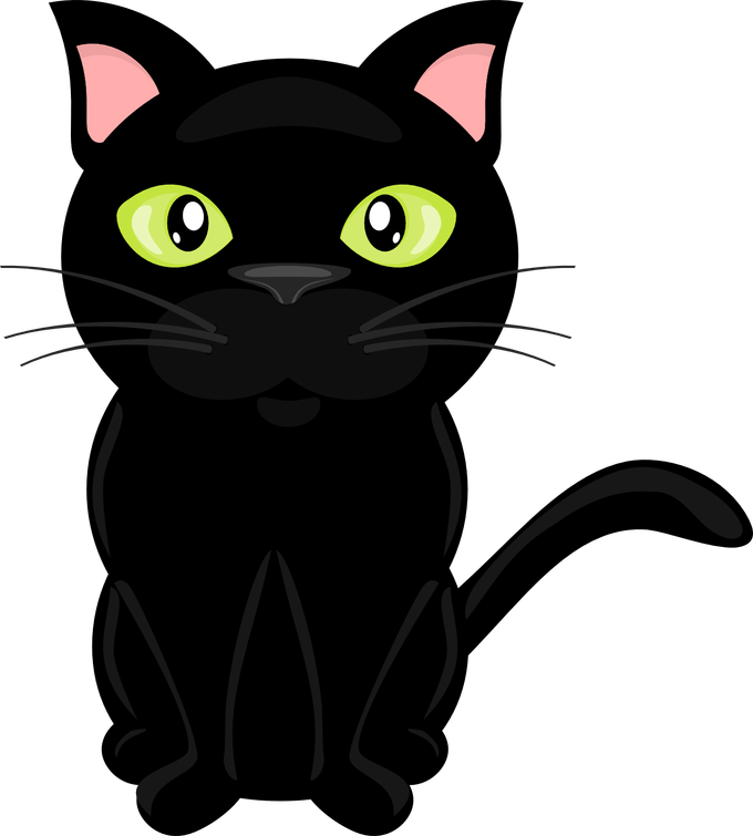 black cat Cat clipart library stock clear background rr collections png 2